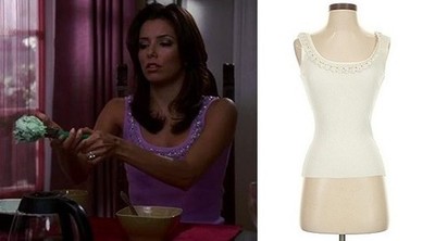 CACHE ASO ASO GABRIELLE SOLIS DESPERATE HOUSEWIVES ALT Color Tank Top Small RARE