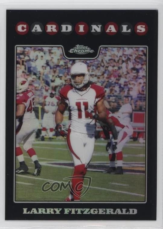 2008 Topps Chrome Refractor Larry Fitzgerald #TC86 nd3