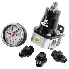 Aeromotive 13130 Efi Fuel Bypass Regulator 1000 Hp Combo Gauge Fittings Aeromotive 13130 Efi Fuel Bypass Regulator 1000 Hp Combo Gauge Fittings