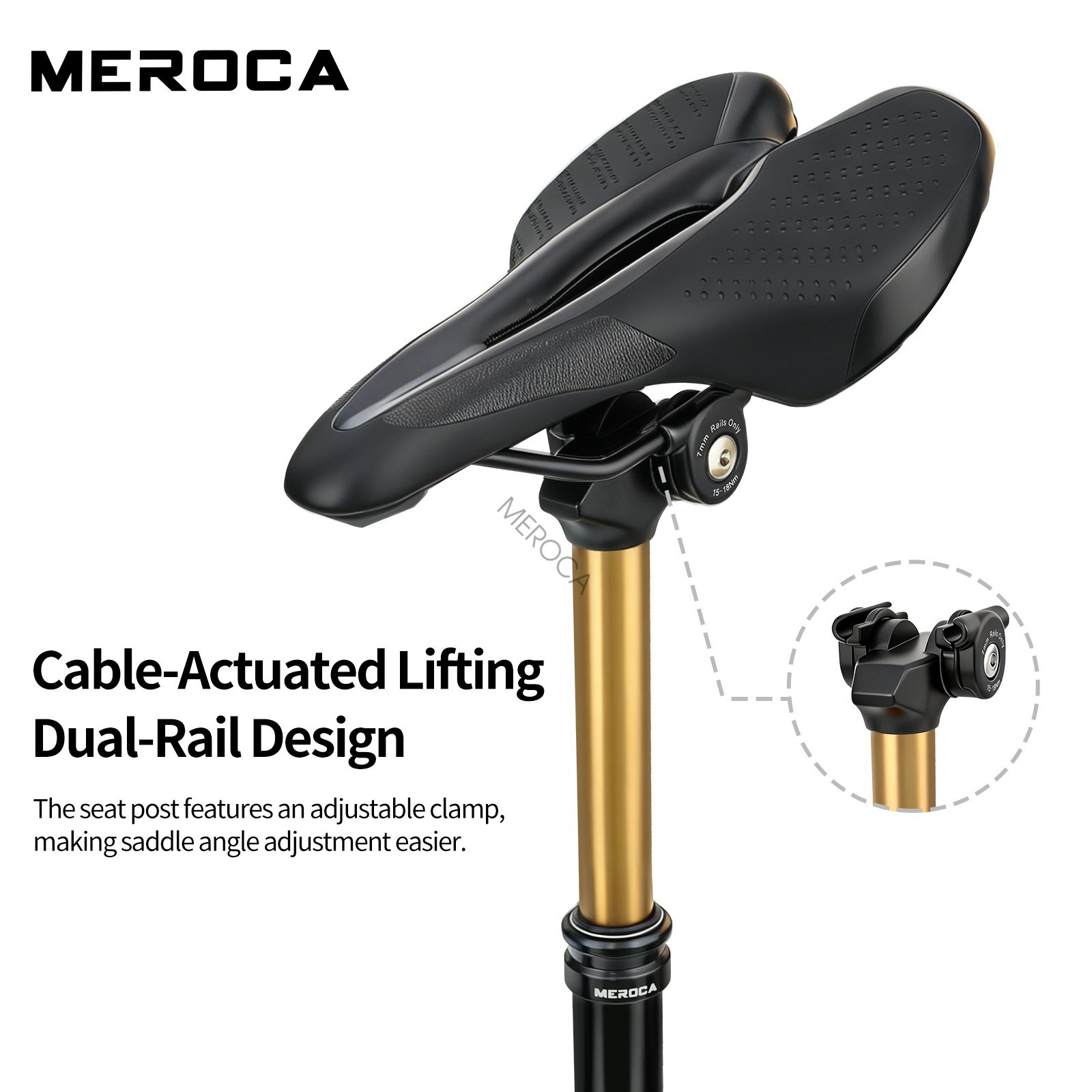 Reggisella MEROCA per Mountain Bike con telecomando foto 2