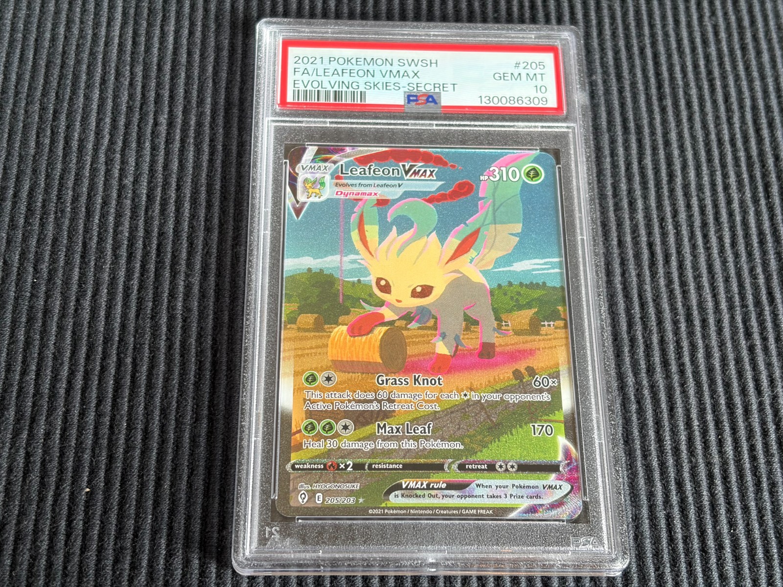 Leafeon VMAX 2021 Sword & Shield: Evolving Skies #205/203 Holo