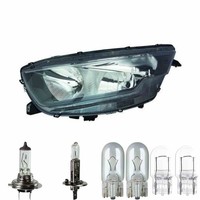 Scheinwerfer Rechts H7 H1 W5W W21W Schwarz FüR Iveco Daily VI Kasten Inkl Lampen