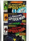 *🔑💥WOW* MARVEL AMAZING SPIDER-MAN copper age LOT OF 3 COMICS #'S 305/313/377