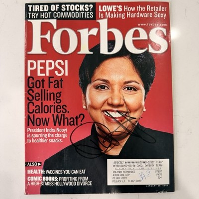 Forbes January 20 2003 Pepsi Indra Nooyi Magazine