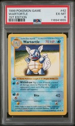 Wartortle 42/102 Base Set 1st Edition Shadowless