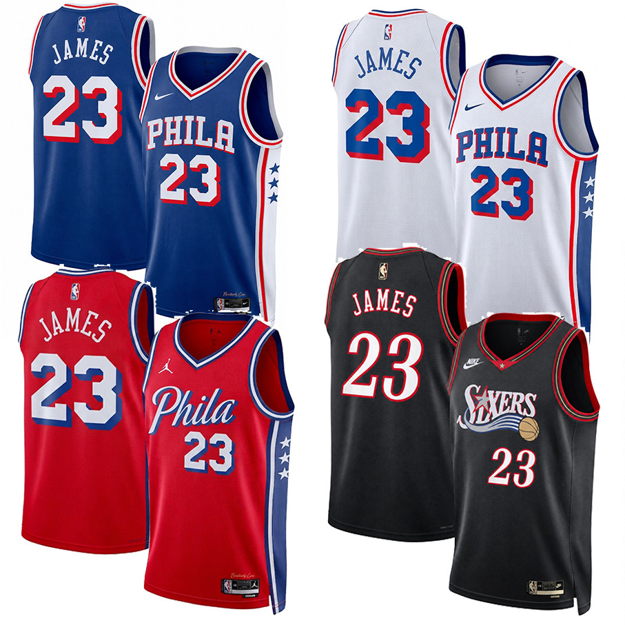 Unisex Philadelphia 76ers #23 Lebron James Swingman - Limited Stitched