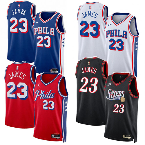 Unisex Philadelphia 76ers #23 Lebron James Swingman - Limited Stitched