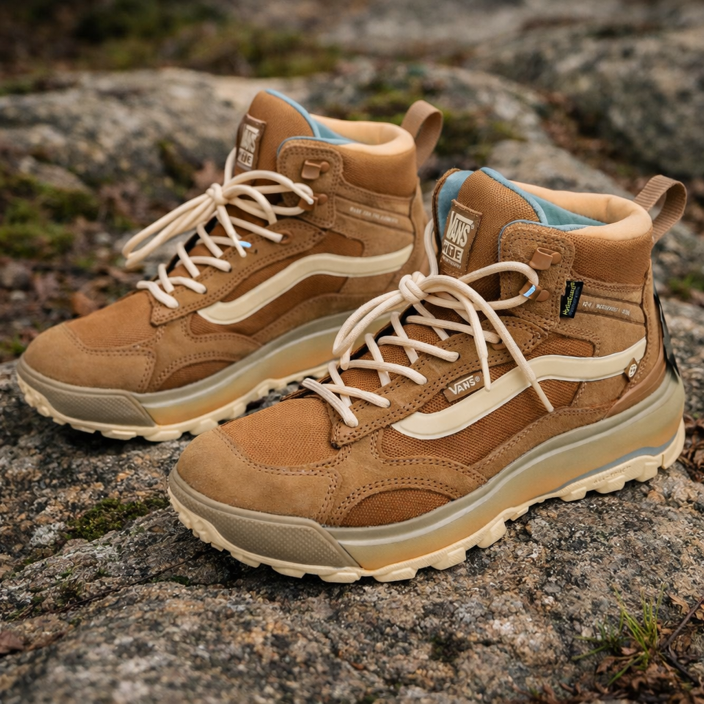 Vans MTE Crestline Hiking Boots Womens 9 Waterproof Brown  display picture 2