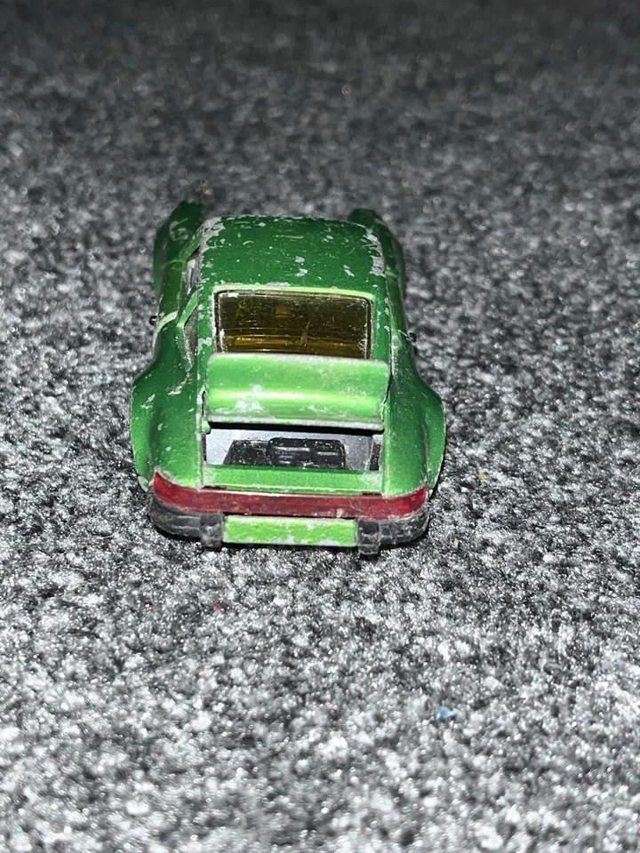 Porsche 911 Turbo K70 1979 Matchbox Super Kings verde lima #214 Foto 4 de 4