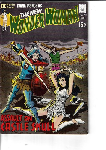 Wonder Woman 192 Thanagor Chang Castle Skull VG/F 1971 Glossy