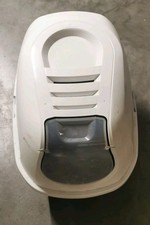 Katzentoilette - Blau / Weiß gebraucht  Schaufel geschenkt