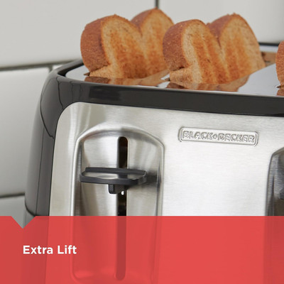4-Slice Toaster, Extra Wide Slots, 7 Shade Settings, 1400 Watts, Frozen and B...
