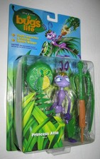 A Bugs Life Princess Atta Figure w/ Battle Wings, Staff Launcher w/Shield  1998