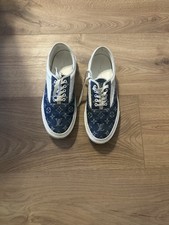 Louis Vuitton Monogram Denim Low-Top Lace-Up ...