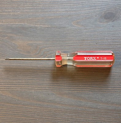 Vintage Torx Screwdriver T-15 Star by Rosco Vermont American USA Made
