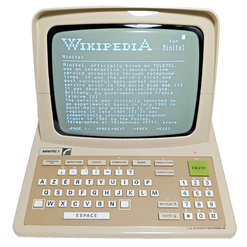 Minitel La Radiotechnique 9NFZ300/2 Series Terminal (1986) - überholt Videotex BBS - Bild 6 von 24