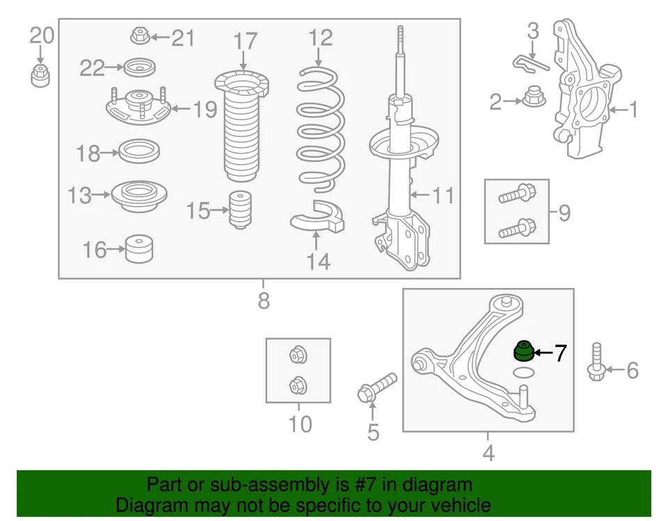 Genuíno Honda 1992-2017 Honda - Boot Ball Dust (inferior) 51225-SL5-003 - Imagem 3 de 4