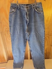 Vintage Wrangler Regular Fit Womens Jeans Size Misses 16 Petite Blue Made in USA