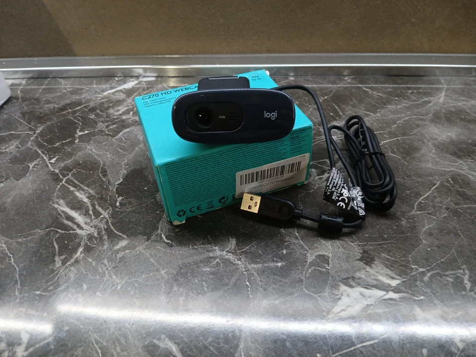 Logitech C270 720p Webcam per Video Chiamate - Nera (960-000694) - Immagine 2 di 3