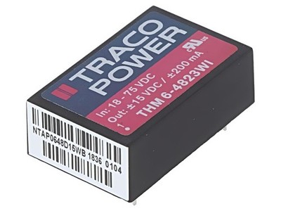 THM 6-0522WI Wandler: DC/DC 6W UEing: 4,5-9VDC UAusg: 12VDC UAusg2: -12VDC TRACO