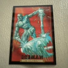 2024 Skybox Marvel Masterpieces ‘92 Platinum LENTICULAR ICEMAN #40