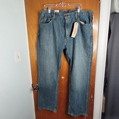 Levis 559 Jeans Mens 40x30 Blue Light Wash Relaxed Straight Leg Stretch DenimNWT