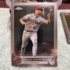 2022 Topps Chrome USC185 Cooper Hummel Rookie Baseball Card 