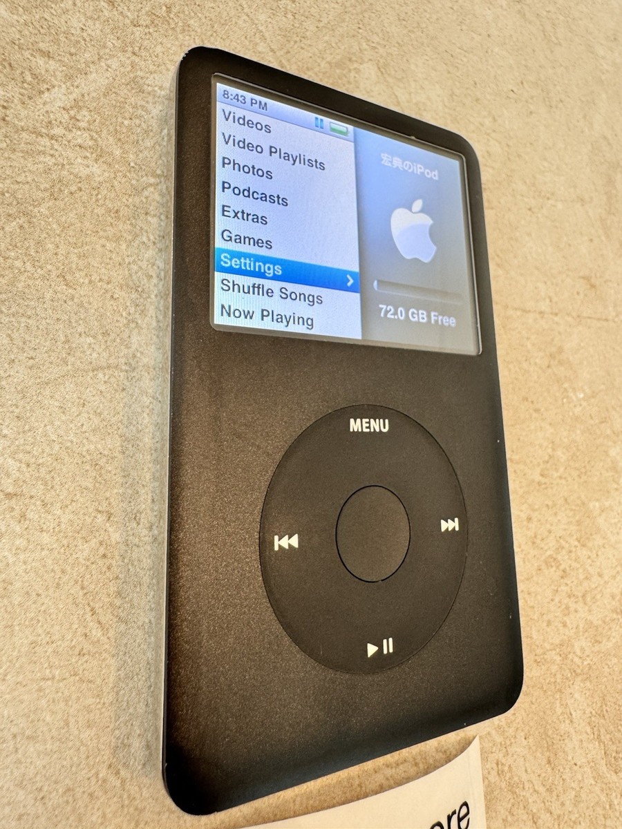 iPod Classic 第6世代 80GB A1238 MB147J/A Apple iPod Classic 6th Generation 80GB Black MB147LL/A A1238