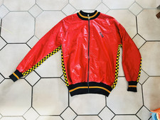 🚴‍♂️ Santini Vintage Fahrradjacke 🇩🇪 Rot – Größe 5 L-XL – Retro Cycling CS