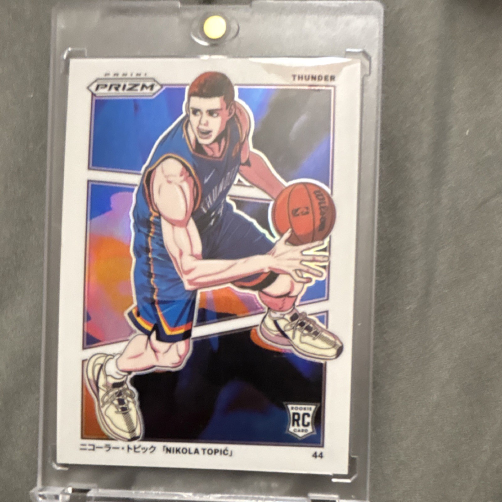 Panini Prizm Manga Rookie Insert Nikola Topic #13 Oklahoma City Thunder 2024-25