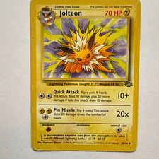 WOTC Jolteon 20/64 Jungle Regular Rare Unlimited English 1999 HP70 on eBay