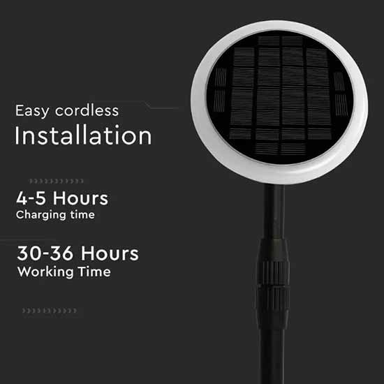 Lampada LED da giardino V-TAC VT-948 8W 4000K foto 4