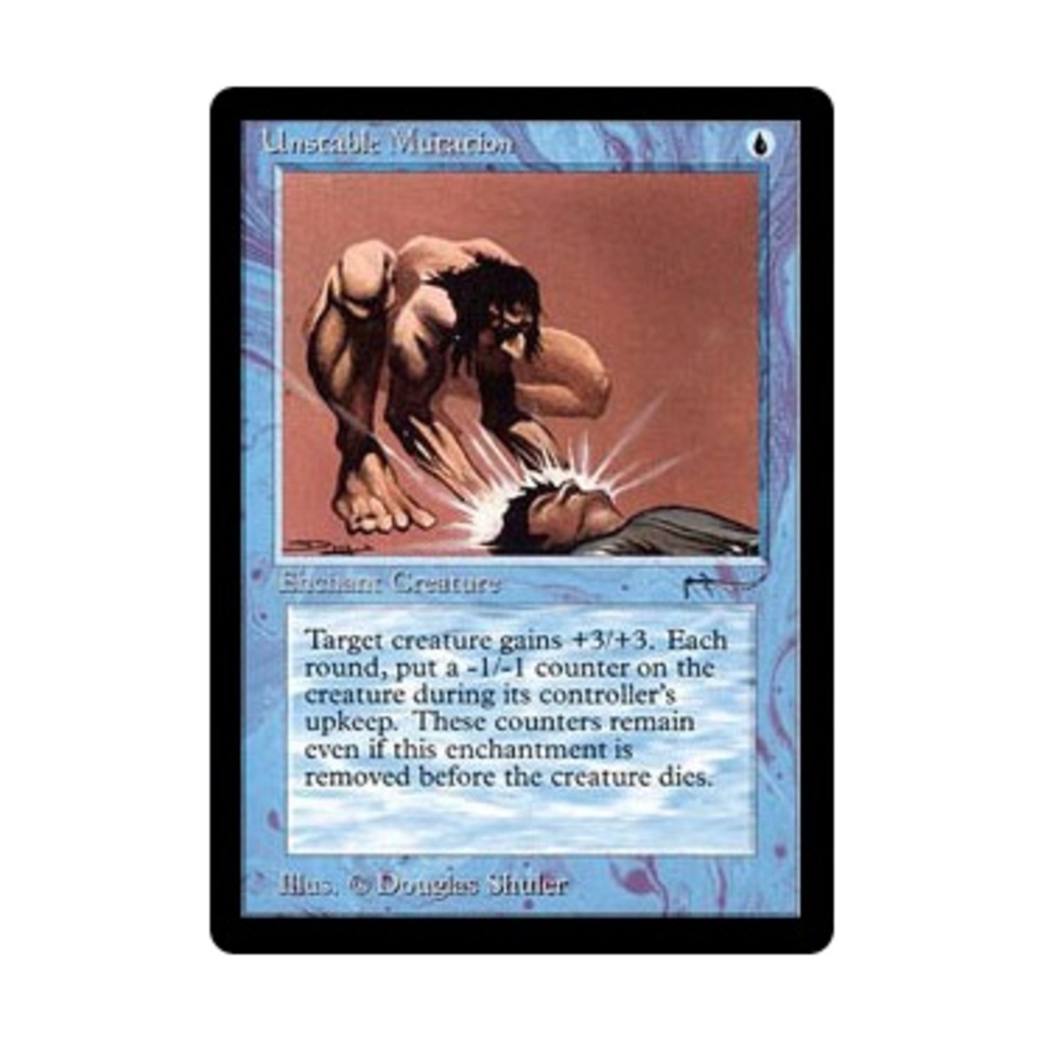 WotC MtG Arabian Nights Unstable Mutation (C5) VG