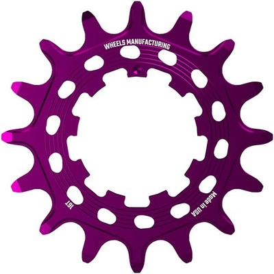 Wheels Manufacturing SOLO-HG 16t Aluminum Cog for Single Speed & 9-12 Speeds,