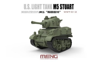 Meng-Model WWT-012 -  U.S. Light Tank M5 Stuart (Cartoon Model) - Neu