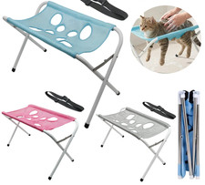 Pet Grooming Bath Table Foldable Breathable M...