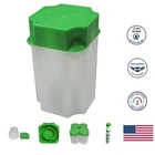 Mint Green Translucent Coin Tube for American Silver Eagles - Easy Access Design