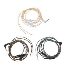 Detachable Gaming Headphone Cable With Mic 1.2m Long for Phones/MP3/MP4/