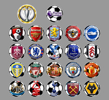 Handmade PREMIER LEAGUE Team Magnets 2" FULL SET/ALL 20 TEAMS. For Fan Standings