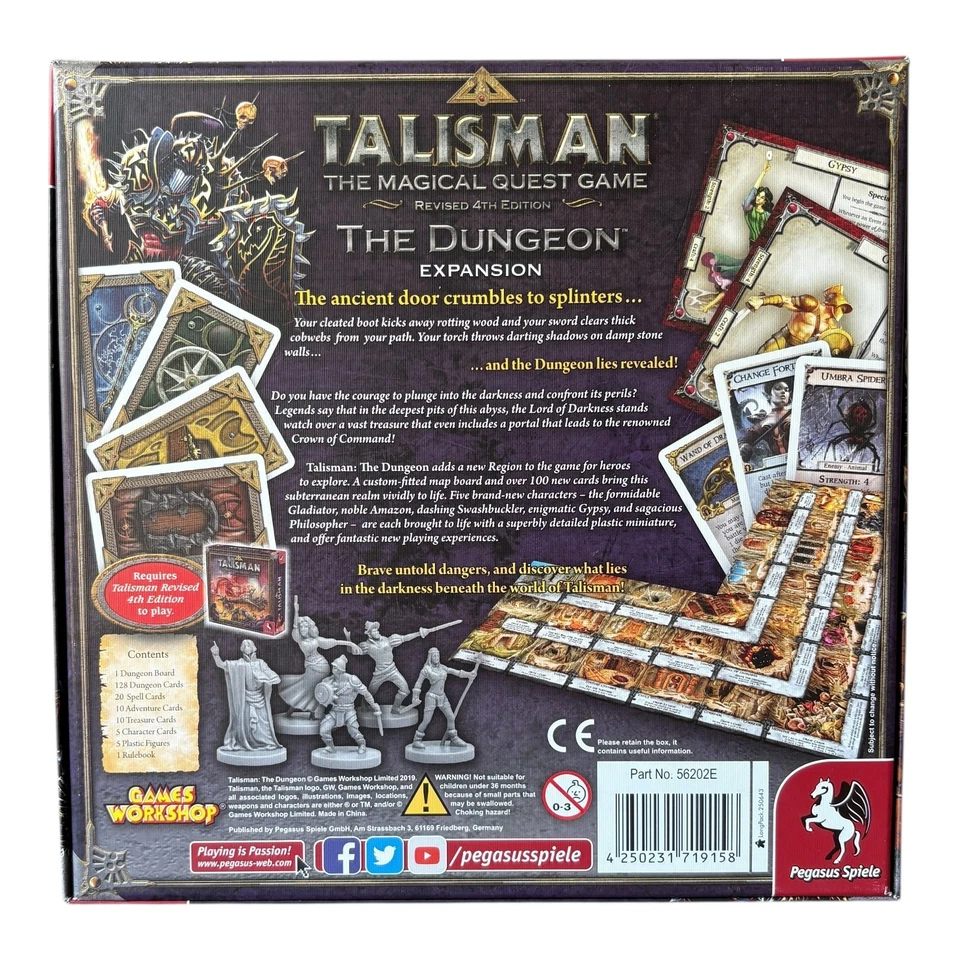 Talisman Revised 4th Edition: The Dungeon Expansion Board Game (Complete) 🐙 - Image 2 of 4