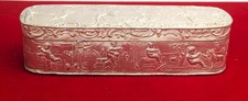Vintage Sterling Silver Trinket Box, 4-3/8''Long X 1-1/4'' Wide X 1-1/8'' High
