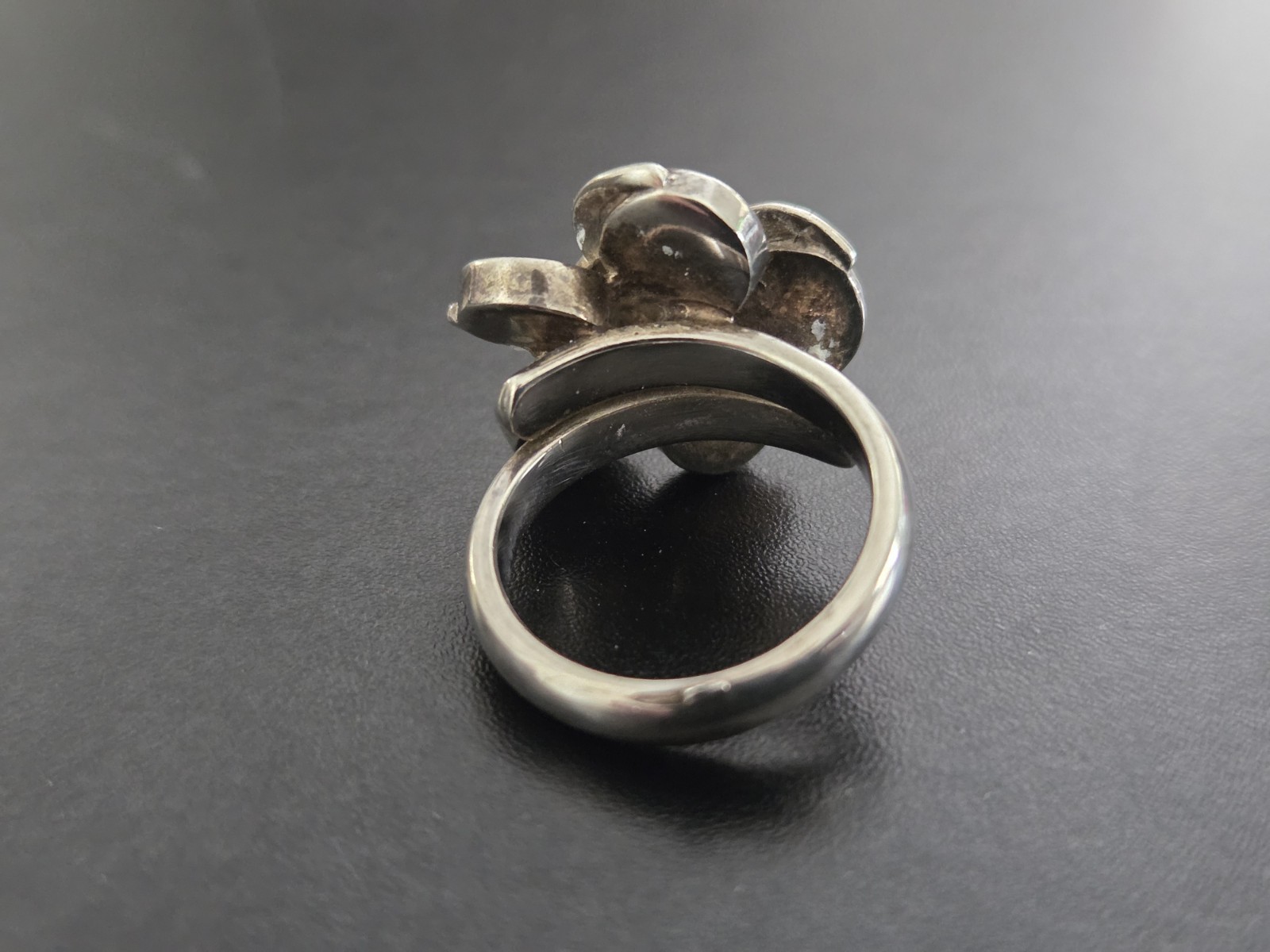 Handmade Adjustable Peruvian Silver Ring 950 Peru… - image 4