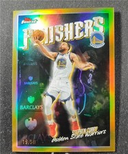 2025-26 Topps Finest Stephen Curry Finishers Gold Refractor /50