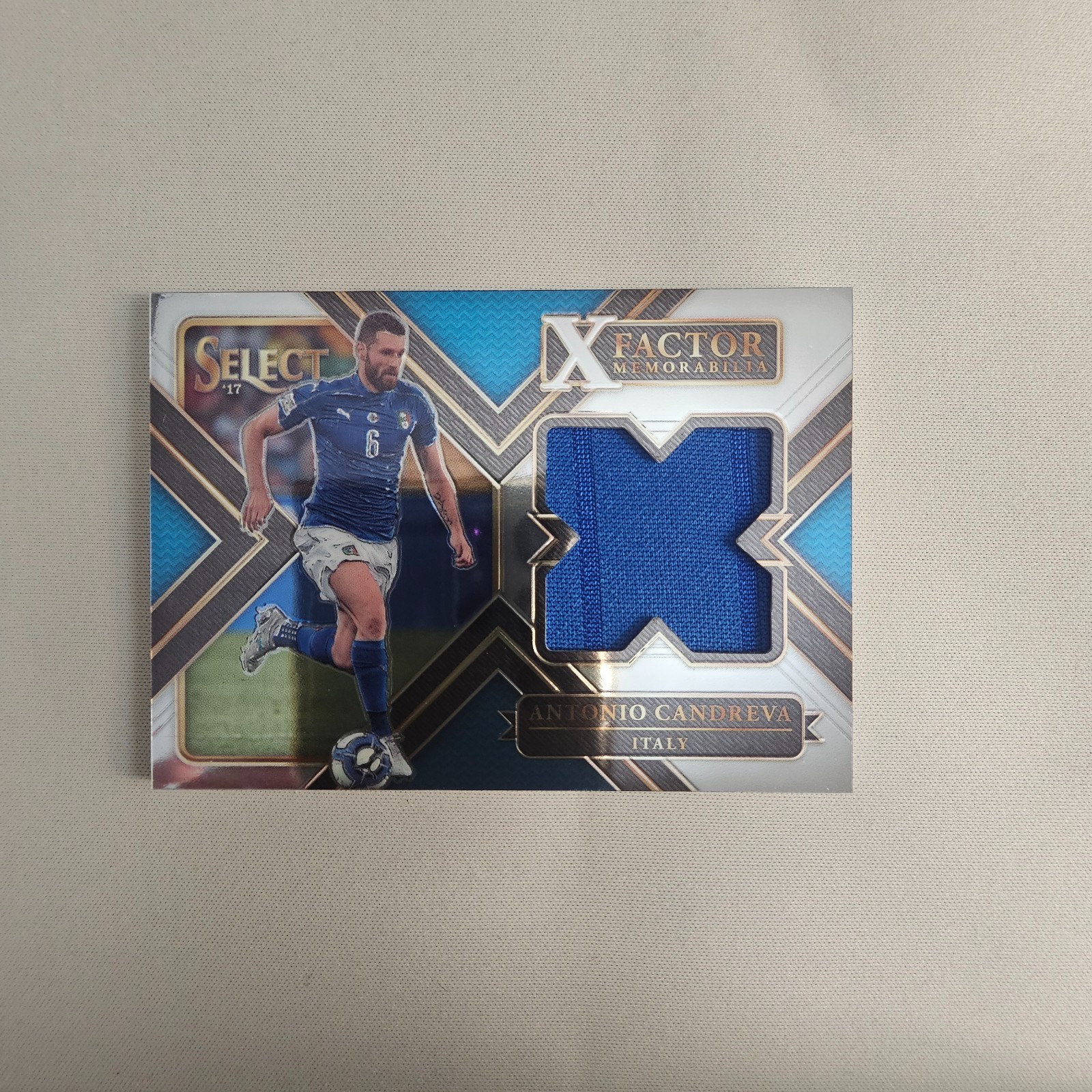 Panini Select Soccer 2017/18 - Italia - Antonio Candreva - PATCH