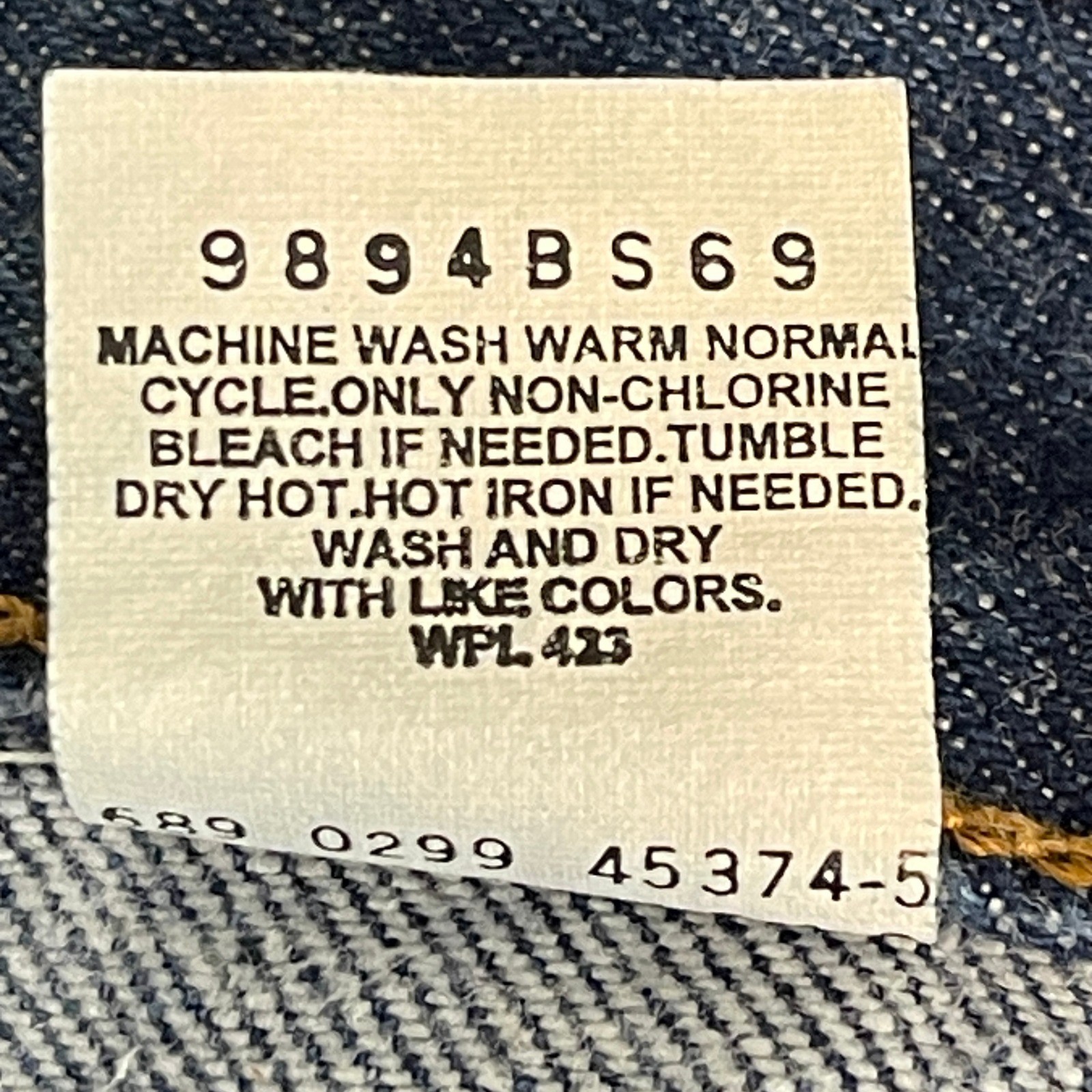 VTG Y2K Levis 550 Relaxed Fit 42x30 100% Cotton Medium Wash Denim Blue Jeans Zip