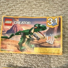 LEGO Creator 31058 Mighty Dinosaurs 174pcs 3-in-1 Complete Set w/ Box