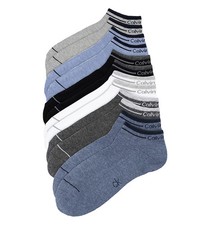 Calvin Klein 201LC24 Sport Low Cut Sock - 6 Pack Charcoal Heather O/S 