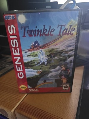 Twinkle Tale (Unreleased US) *ENGLISH* Game & Case For Sega Genesis Mega Drive