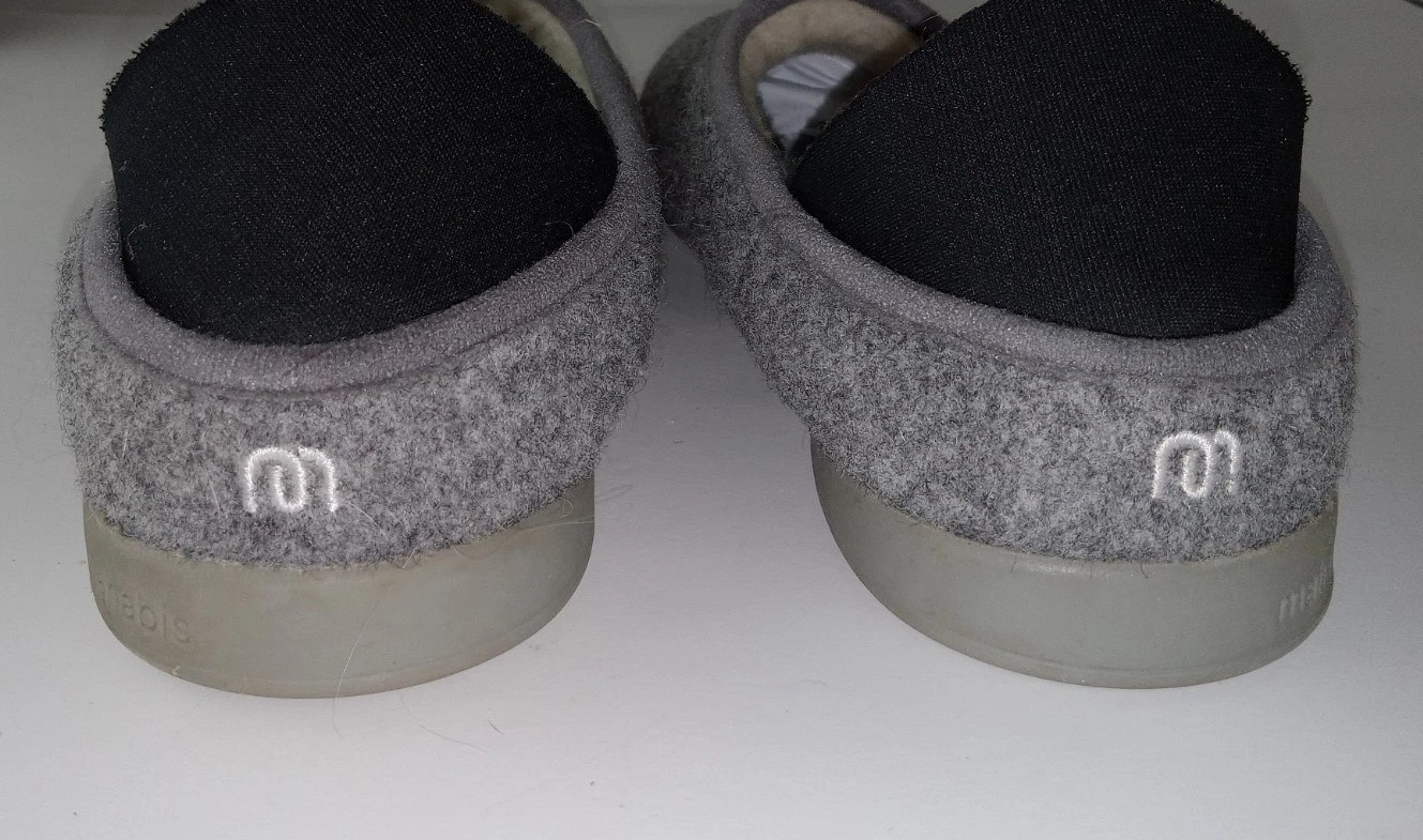 SAOLA Mahabis Ciabatte Classiche Donna Grigio Lana Suola Gomma Slip On 8 39