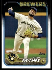 2024 Topps Update #US153 Joel Payamps Milwaukee Brewers Baseball
